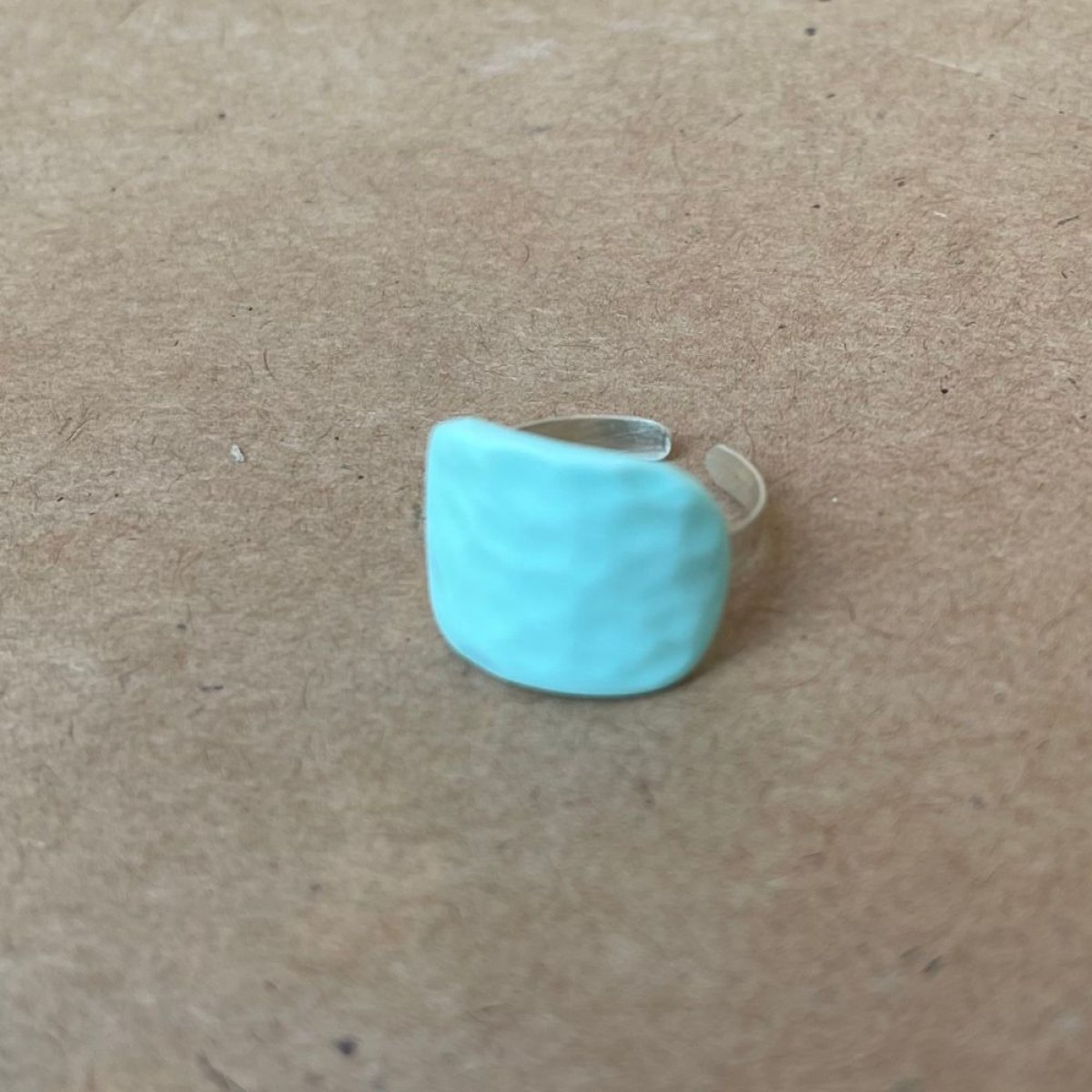 AMANI RING MEDIUM AQUA